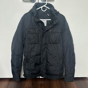 Moncler - LIMITED EDITION,Men’s Black Jacket, Winter Coat, Size 3,Removable Hood